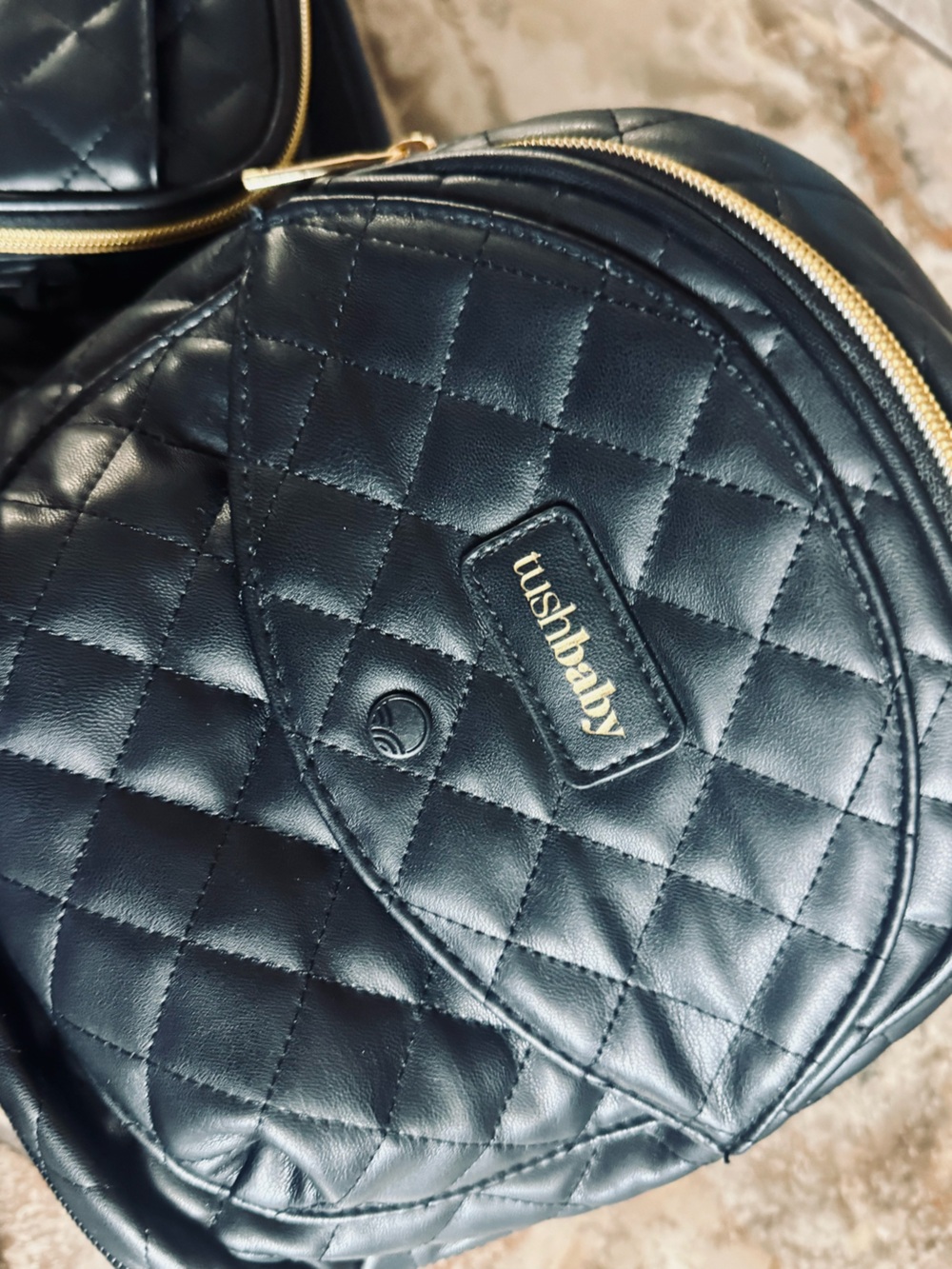 Tushbaby Quilted Vegan Leather W/ Belt Extender